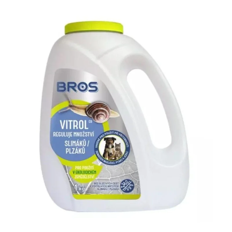 Zlevněný BROS Přípravek proti šnekům VITROL GB 1 kg