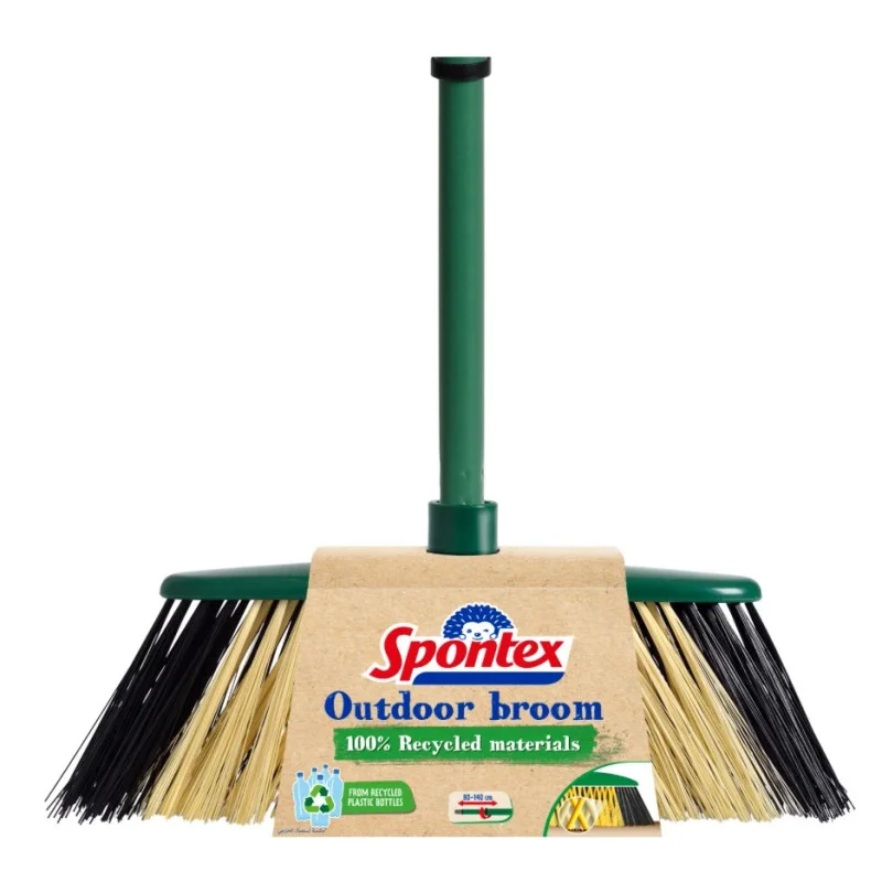 Značkový Spontex Eco Green Vnější smeták s teleskopickou násadou 80-140 cm