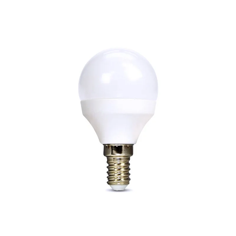 Akční Nabídka SOLIGHT LED žárovka E14, 6 W, 3000 K, 510 lm, miniglobe