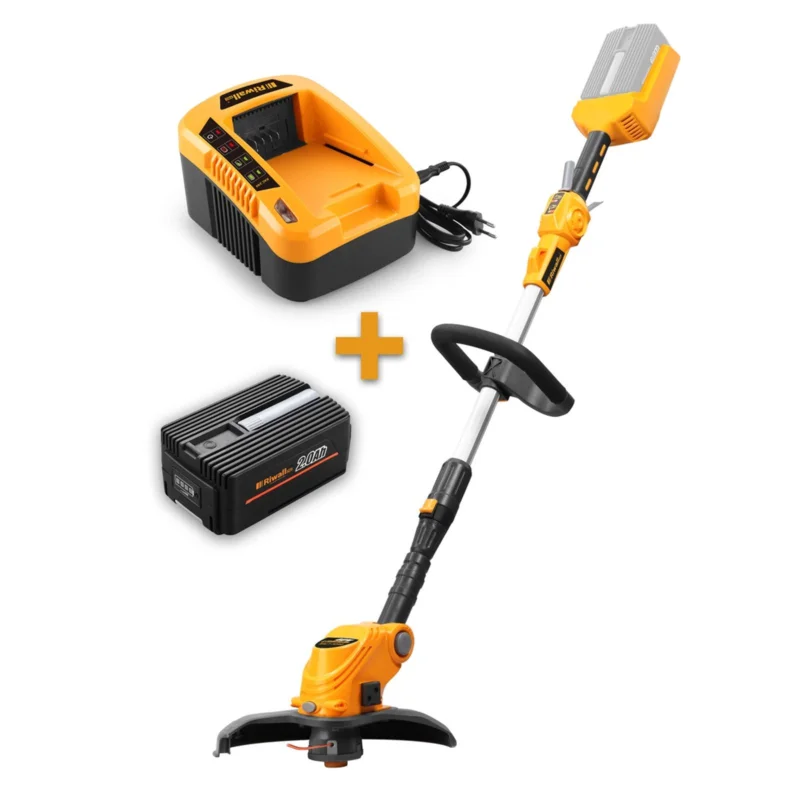 Zlevněný Aku strunová sekačka Riwall PRO RALT 3040 set
