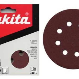 10x Brusný papír Makita 125 mm, K180 Autentický