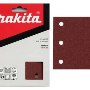 10x Brusný papír Makita 114x102 mm, K100 Rychlé Dodání