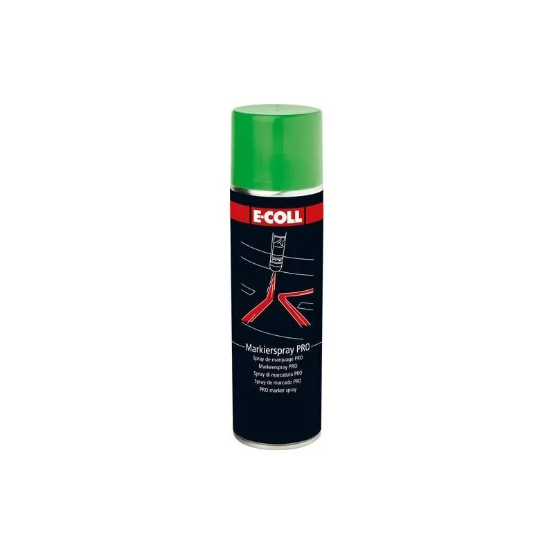 Značkový E-COLL PRO značkovací sprej fluorescenční zelená, 500 ml rozprašovač