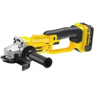 Aktuální Aku úhlová bruska 125mm 18V XR 2x4,0Ah DeWALT DCG412M2