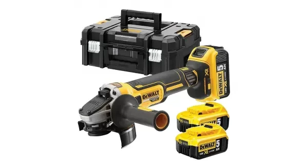 Aku úhlová bruska 125mm 18V 2x5,0AH DeWALT DCG405P2 Novinka