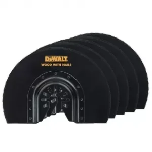 Akční Nabídka 5 ks pilových listů pro srovnávací řezy 100mm (5 x DT20710) DeWALT DT20729