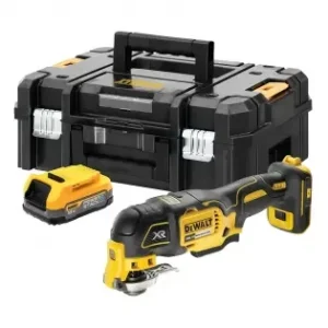 Aku oscilační multibruska 18V 1x1,7Ah DeWALT POWERSTACK DCS356E1T Výprodej