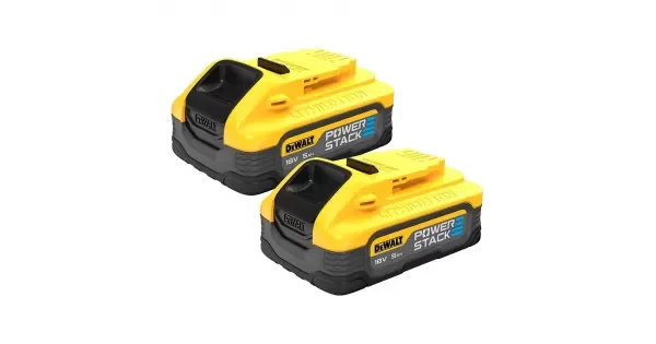 Aktuální 2x akumulátor 18V 5,0Ah Powerstack DeWALT DCBP518H2