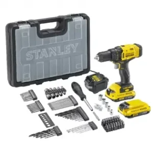 Aku vrtačka se sadou 100ks příslušenství V20 18V 2x2,0Ah Stanley FatMax SFMCD700D2A Nakupujte Hned