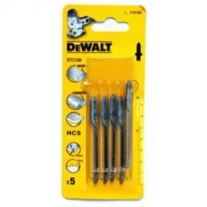 Značkový Pilový plátek na dřevo do 30mm vykružovací pro přímočaré pily 76mm 5ks DeWALT DT2168