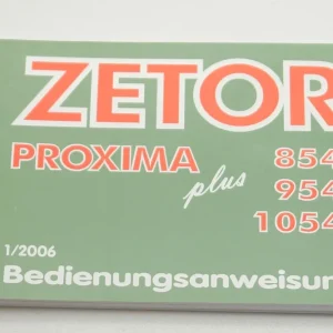 Zetor 222.212.424 Návod k obsluze a údržbě Z 8541-10541PROXIMA plus německy Vrácení Zdarma